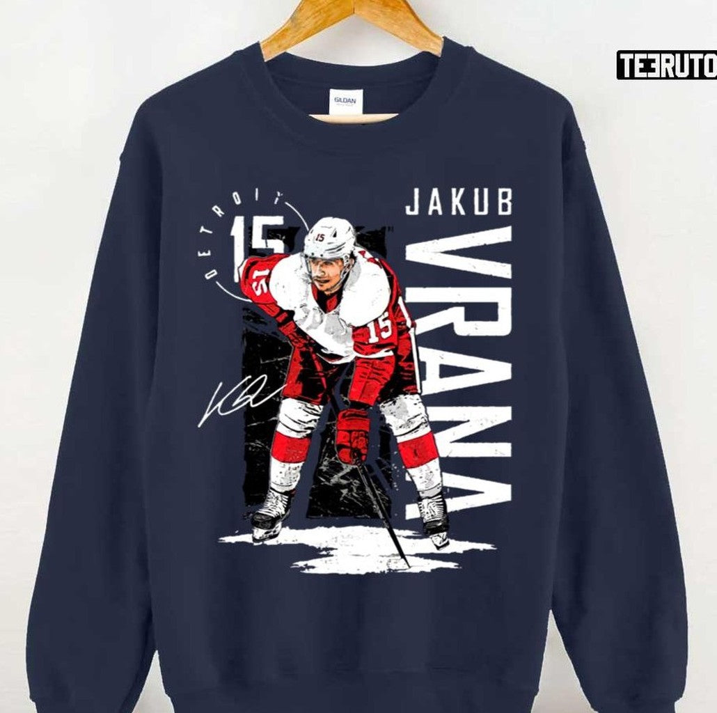 Signature Detroit Red Wings Jakub Vrana Unisex Sweatshirt