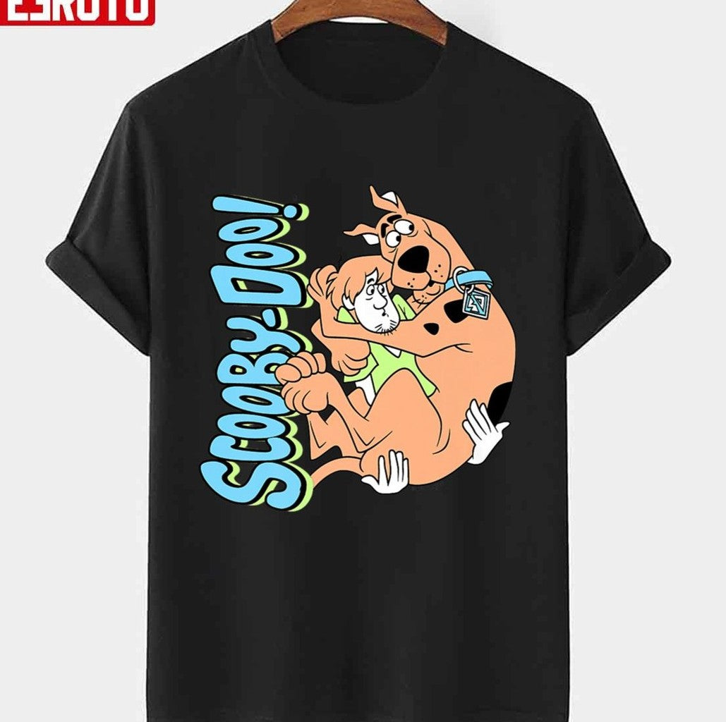 Shaggy & Scooby Scared Portrait Scooby Doo Unisex T-Shirt