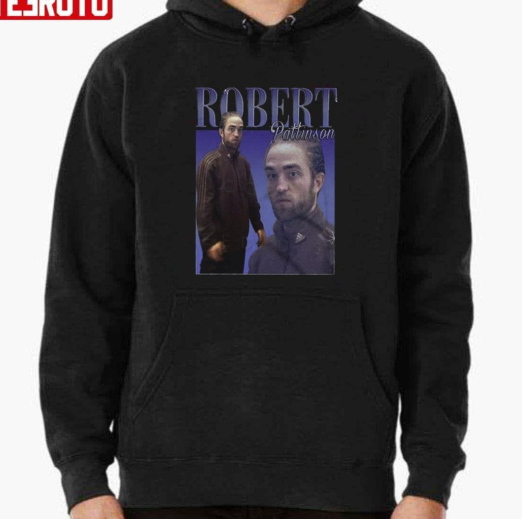 Robert Pattinson Tracksuit Meme Retro Twitlight 90s Unisex Sweatshirt