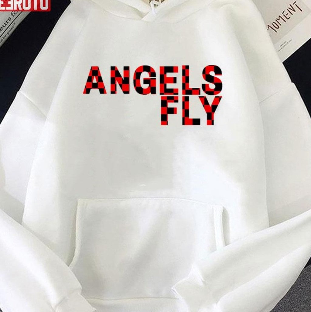 Angels Fly Louis Tomlinson Faith In The Future Checkered Pattern Unisex Hoodie
