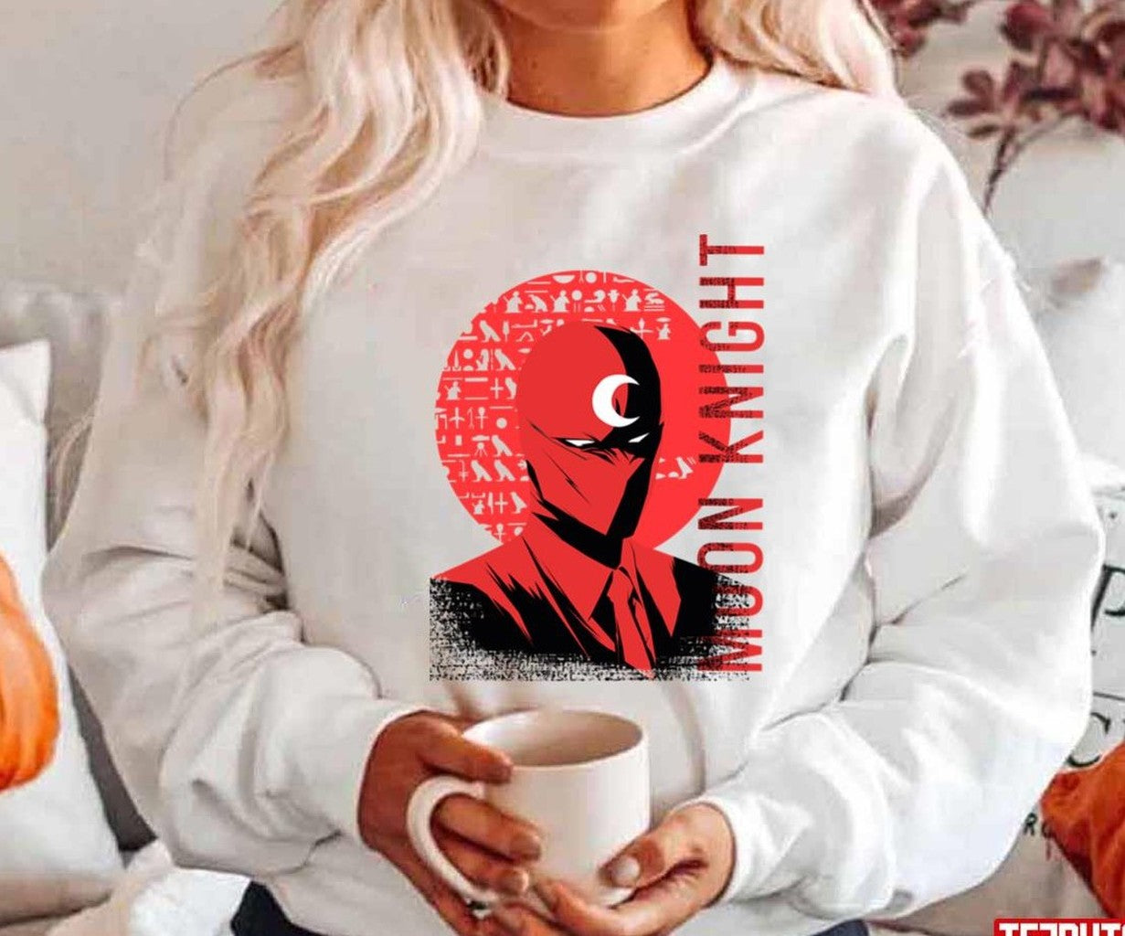 Moonknight Vector Graphics Design Unisex Hoodie