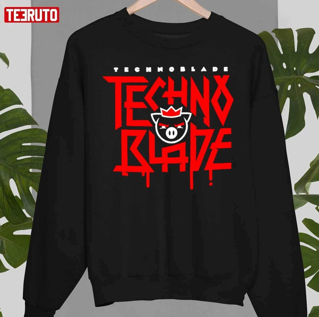 Technoblade Logo Red Unisex T-Shirt