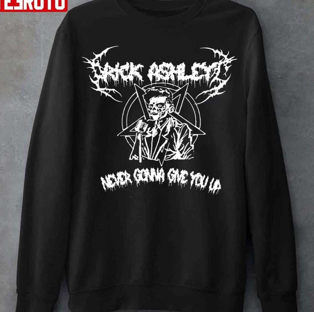 Punk Style Kylie Minogue Rick Astley Never Gonna Give You Up Unisex T-Shirt