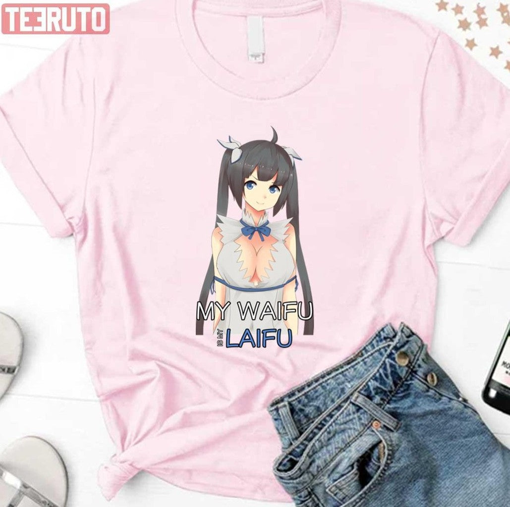 Anime Danmachi Hestia My Waifu Laifu Inspired Unisex Sweatshirt