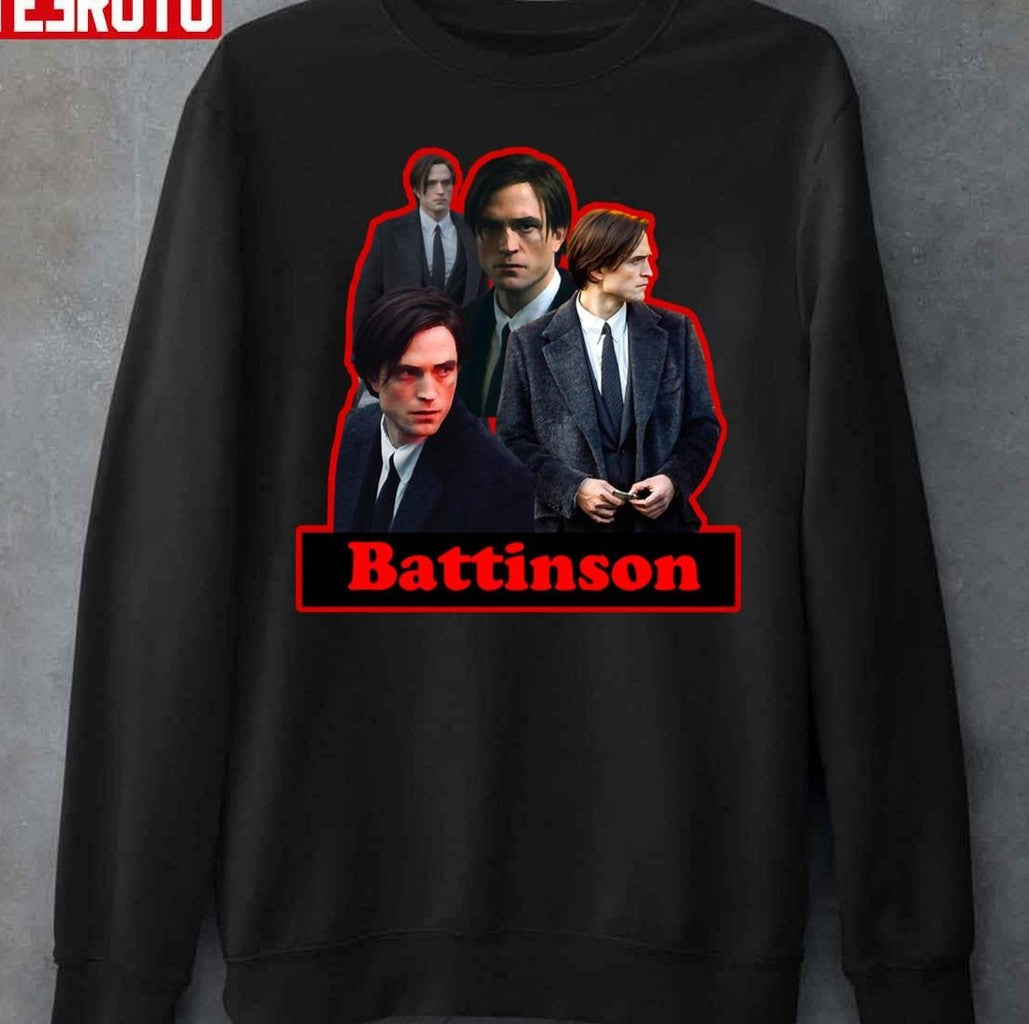 Robert Pattinson Battinson New Bat Man Unisex Sweatshirt