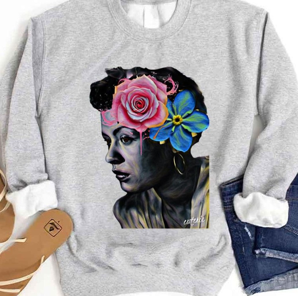 Queens Never Die Billie Holiday Unisex Sweatshirt