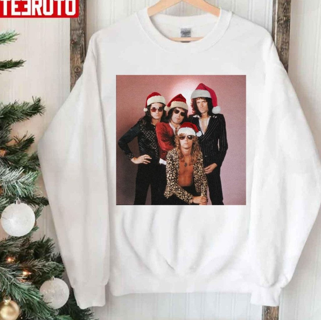 Queen Christmas Profil Unisex Sweatshirt