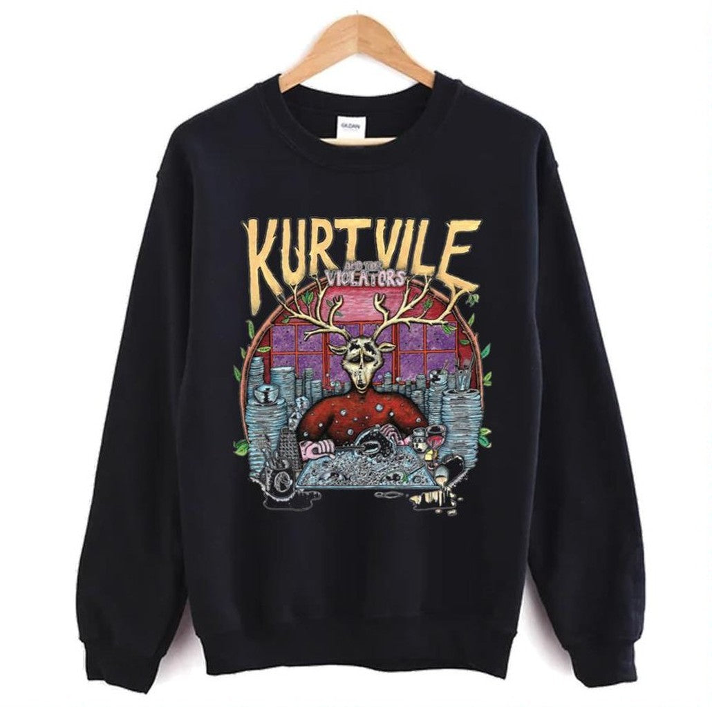 Never Run Away Kurt Vile Unisex Hoodie