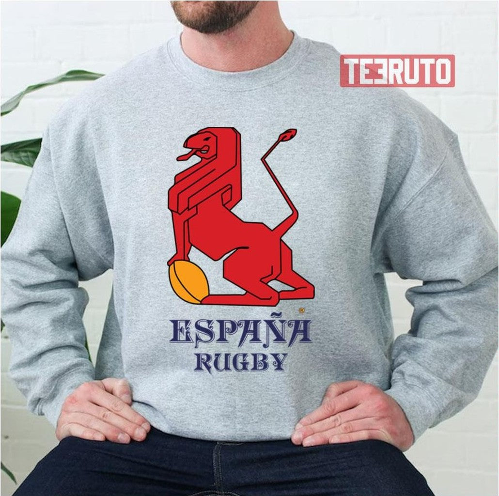 Spain Rugby Red Lion Logo Unisex Sweatshirt