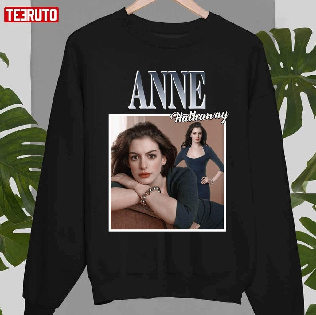 Anne Hathaway Retro Homepage Unisex T-Shirt