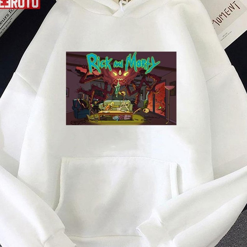 Monster Rick And Morty Artwork Unisex Hoodie