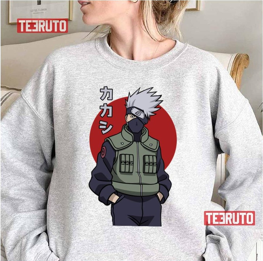 Sensei Red Sun Kakashi Hatake Naruto Shippuden Unisex Sweatshirt