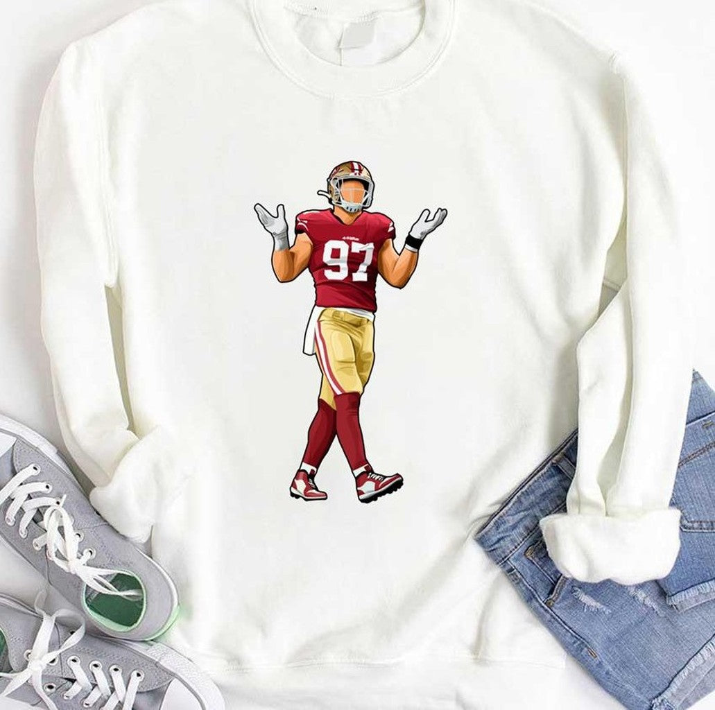 Nick Bosa 97 Reaction Unisex Hoodie