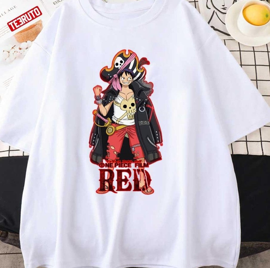 Pirate One Piece Film Red Monkey D Luffy Unisex T-shirt