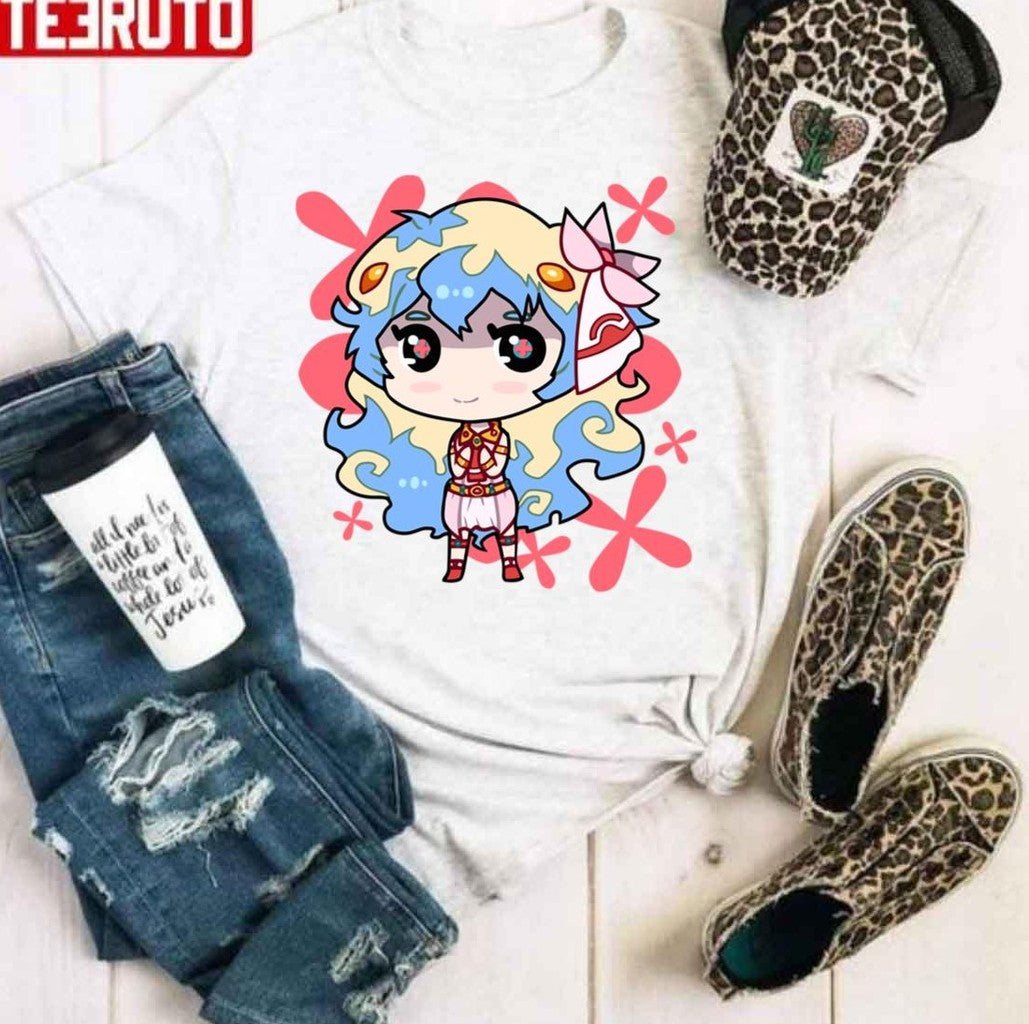 Nia Teppelin Chibi Design Gurren Lagann Unisex Hoodie