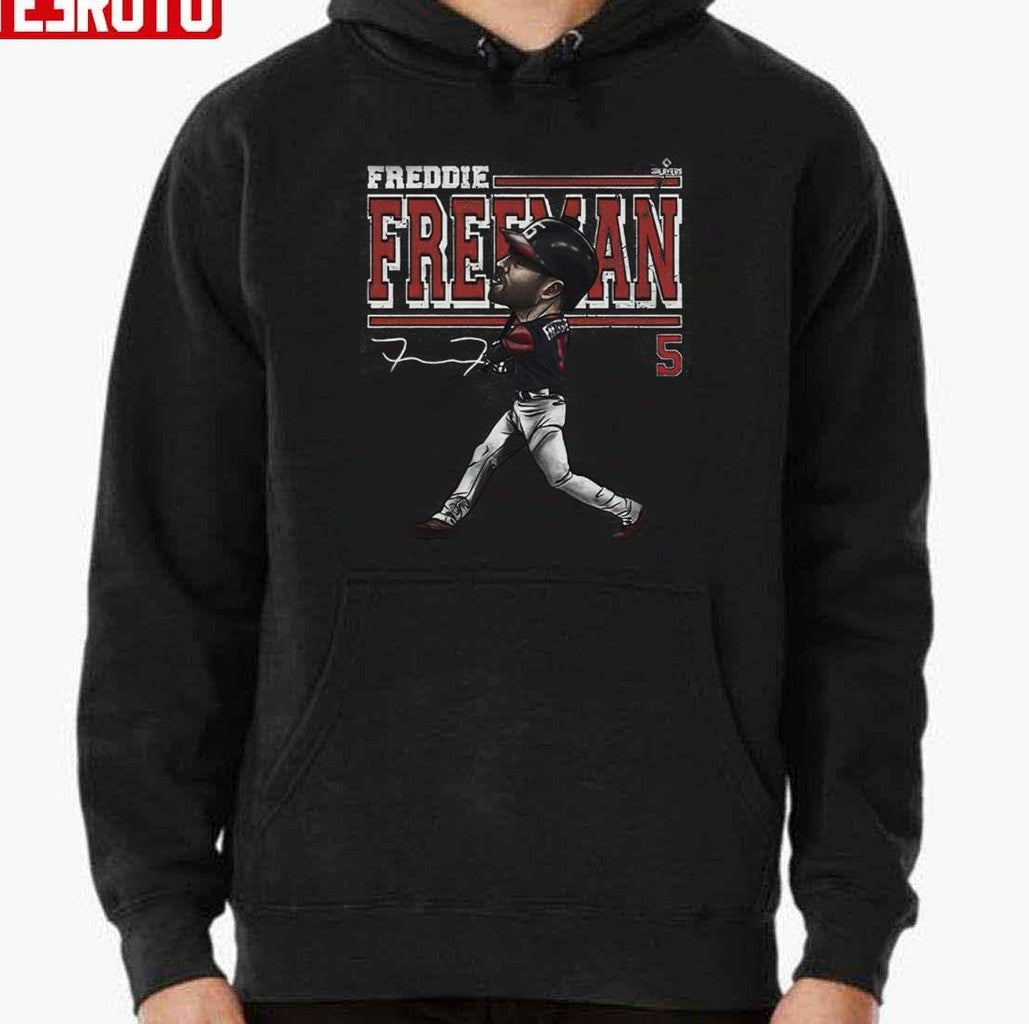 Atlanta Baseball Freddie Freeman Cartoon Unisex Hoodie