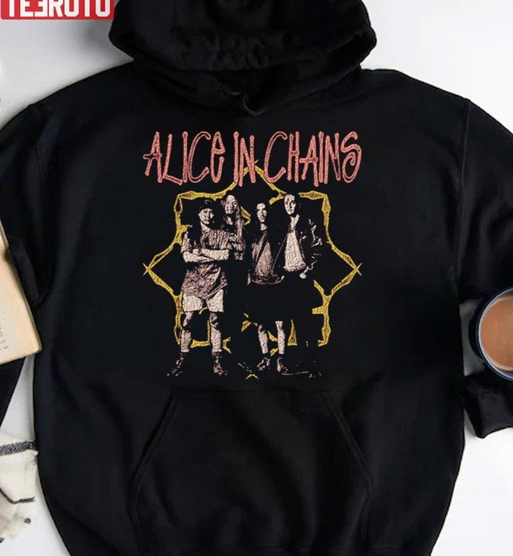 Rock Alice Tour Alice In Chains Unisex Hoodie