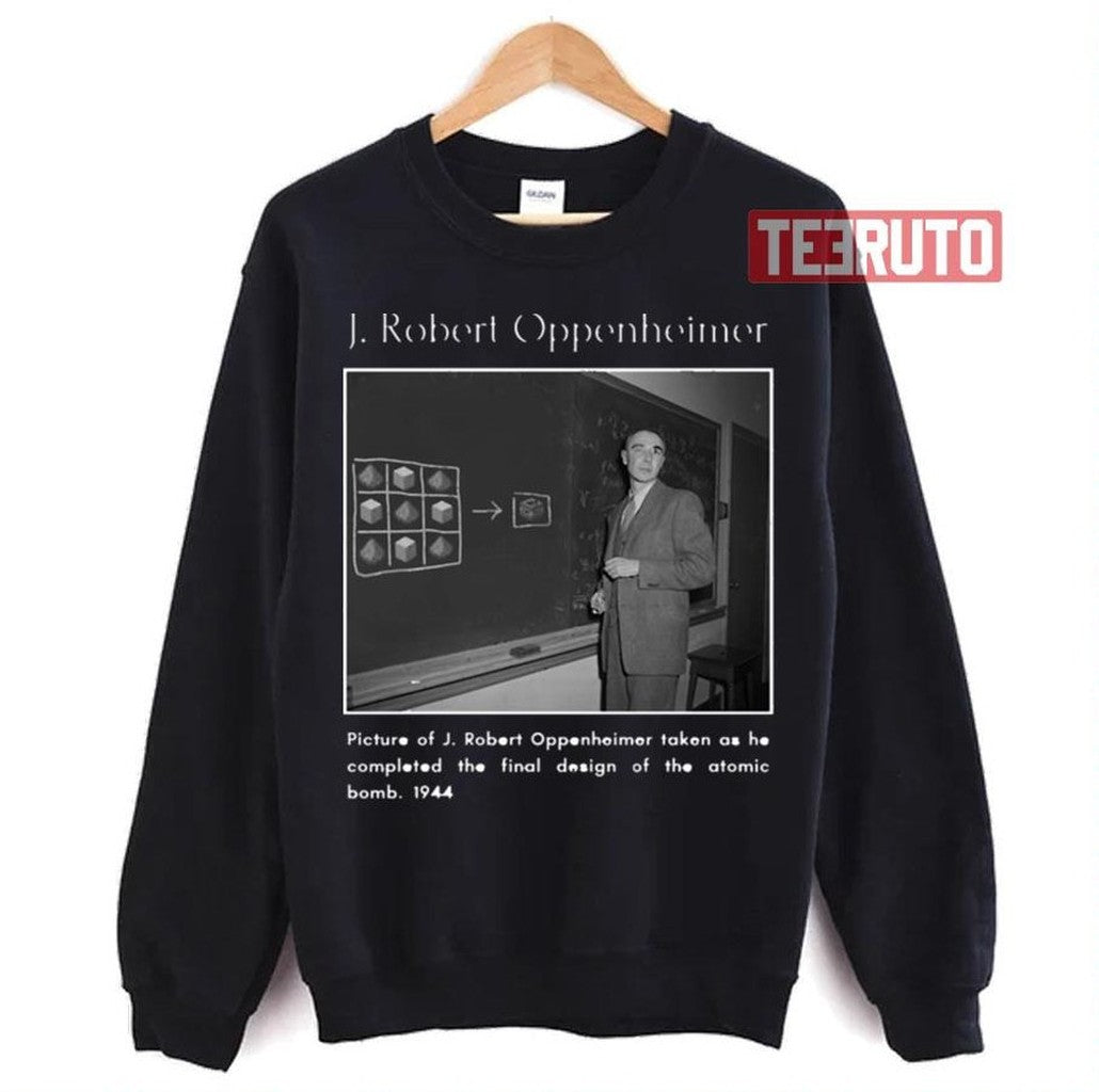 Robert Oppenheimer Atomic Bomb Design Minecraft Meme Unisex Sweatshirt
