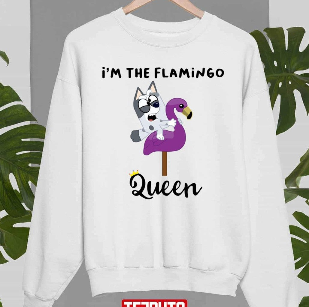 Muffin I'm The Flamingo Queen Unisex Sweatshirt