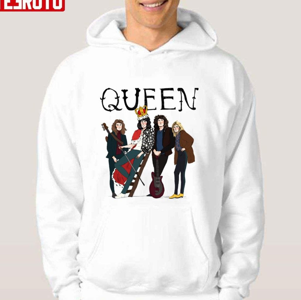 Best Rhapsody Queen Art Vol 03 The Queen Legend Band Unisex Hoodie