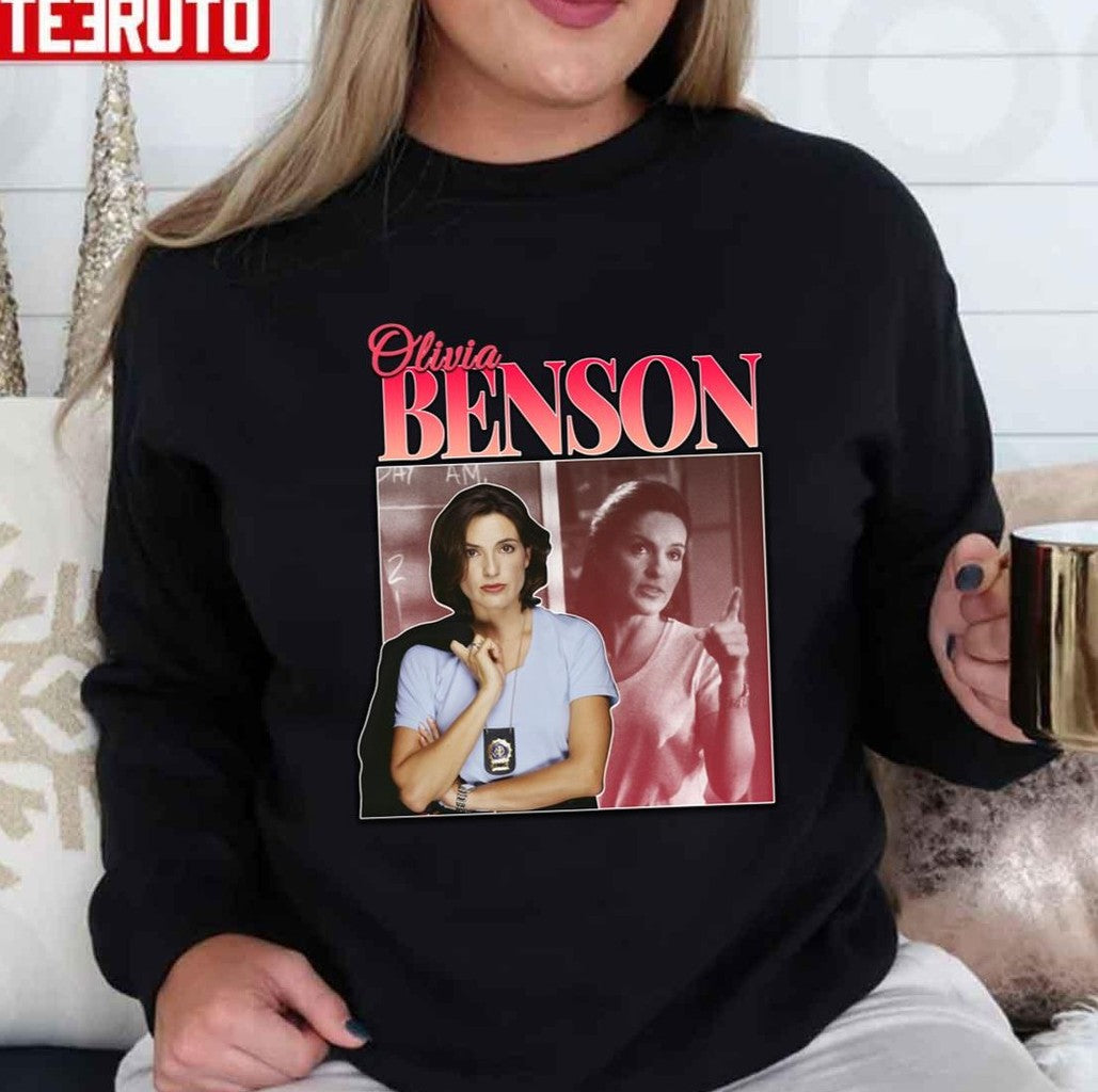 Olivia Benson 90s Inspired Vintage Law & Order Design Unisex T-shirt