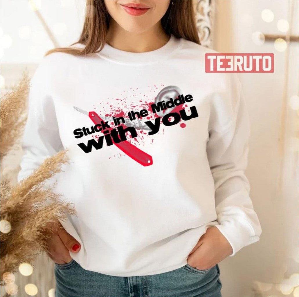 Stuck In The Middle With You Severed Ear Unisex T-Shirt