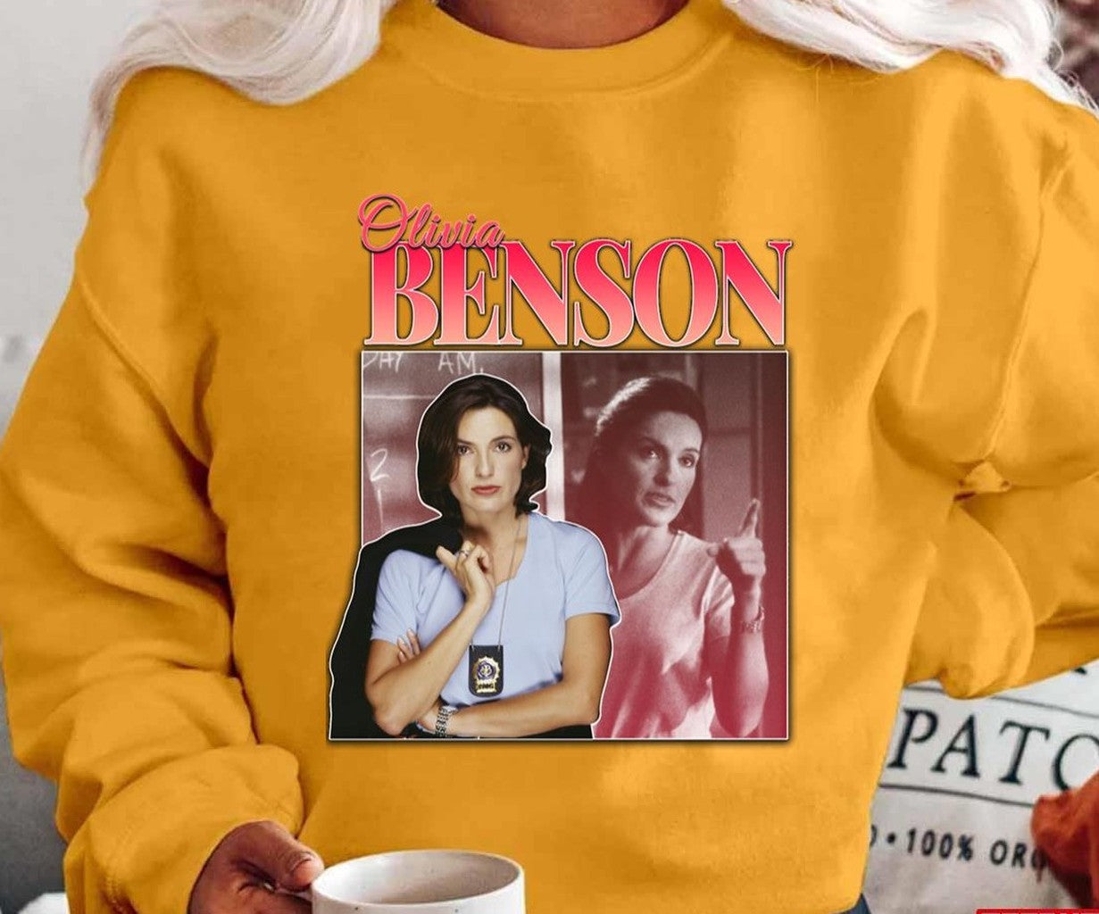 Olivia Benson 90s Inspired Law And Order Unisex T-Shirt