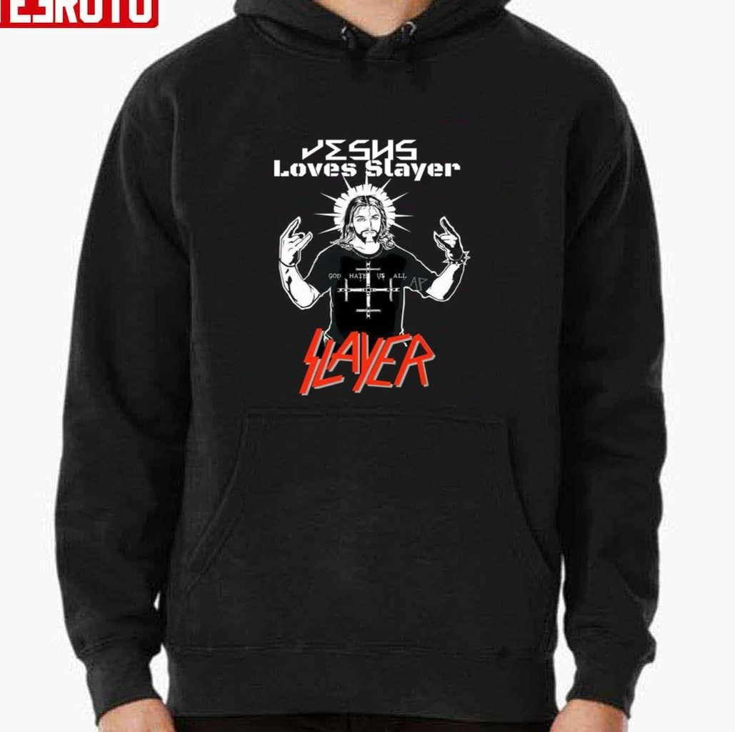 Slayer Ghost Of War Jesus Loves Slayer Unisex T-Shirt