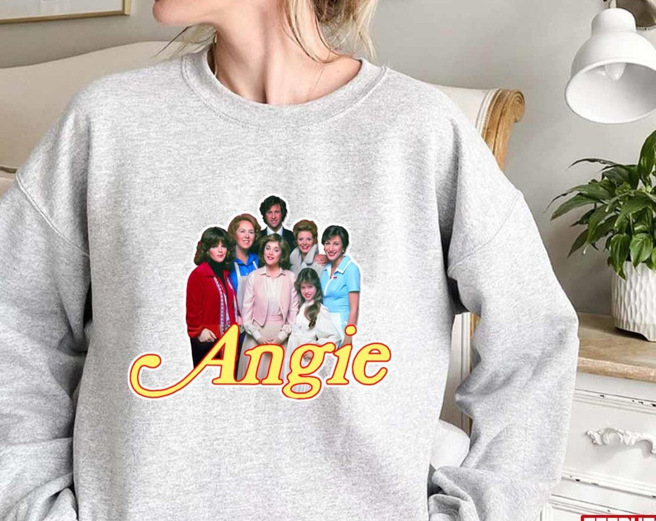 Angie Cast 70s 80s Throwback Tribute Retro Unisex Sweatshirt