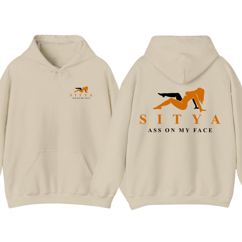 Sit On My Face Funny 2 Side Printed T-shirt Sweatshirt Hoodie, SITYA Shirt, Menswear Sweaters Underwear Tops Pullover Man Casual Long Sleeve Wetsuit