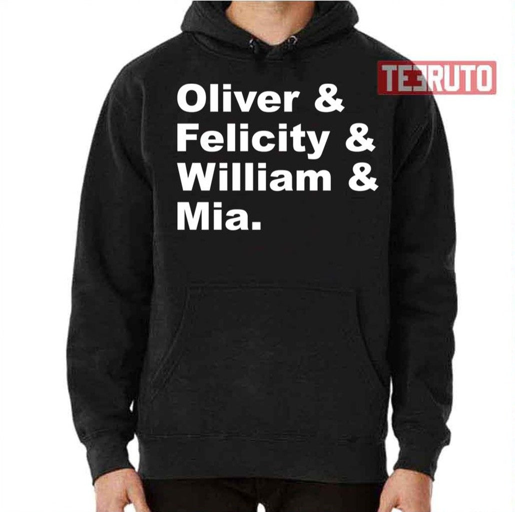Oliver & Felicity & William & Mia Clayton Smoak Queen Family Unisex T-Shirt