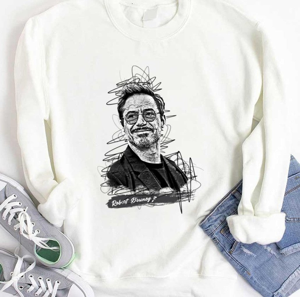 Sketch Of Robert Downey Jr Abstract Unisex T-shirt