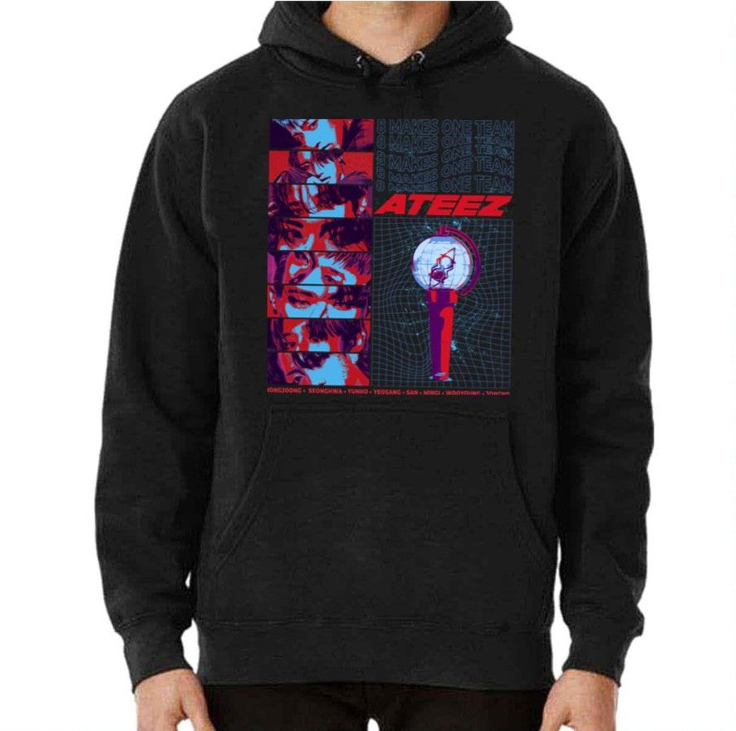 Ot8 Retro Streetwear Inspired Design Ateez Unisex T-Shirt