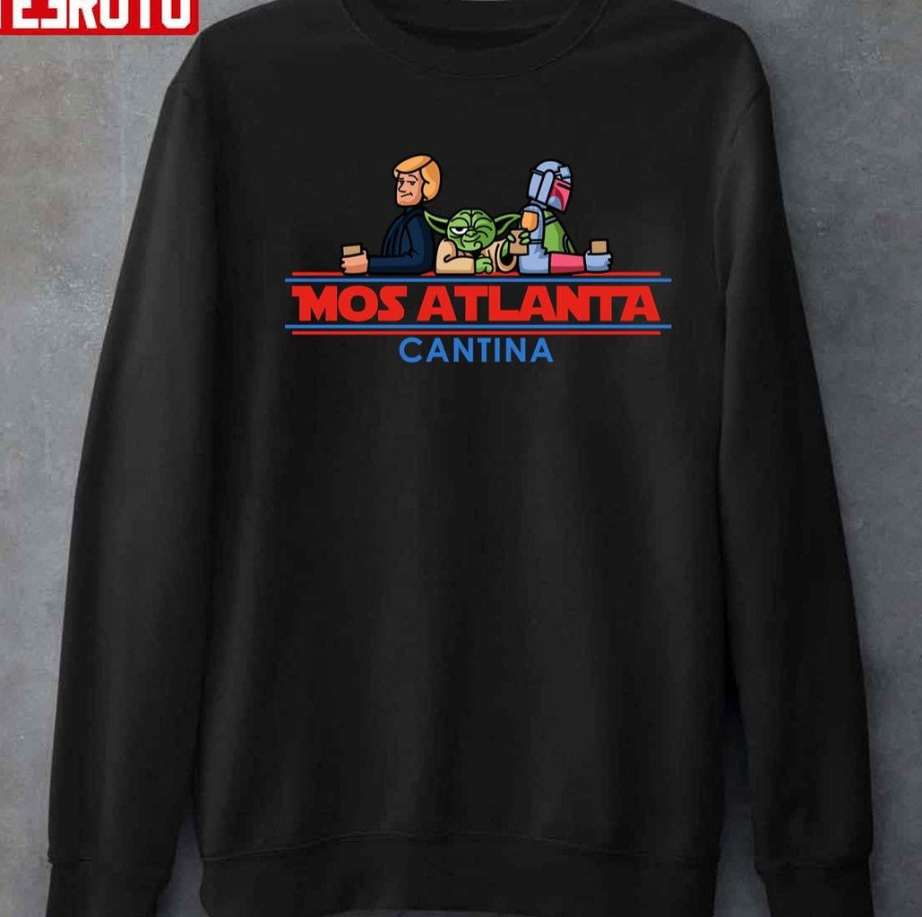 Retro Mos Atlanta Cantina Cool Graphic Star Wars Unisex T-Shirt