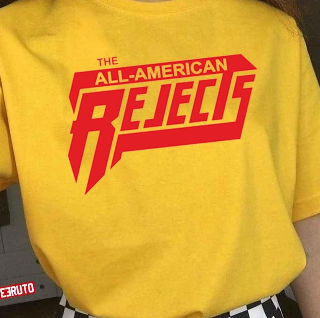 Red The All American Rejects Logo Rock Music Unisex T-Shirt