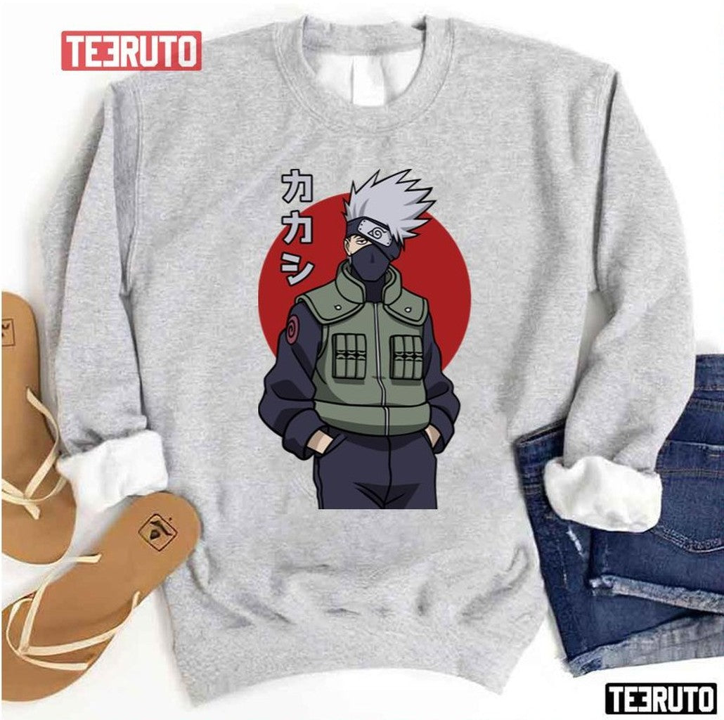 Sensei Red Sun Kakashi Hatake Naruto Shippuden Unisex Sweatshirt
