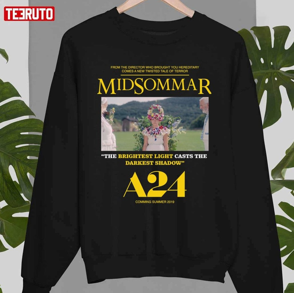 The Brightest Light Casts The Darkest Shadow Midsommar Movie Unisex T-Shirt