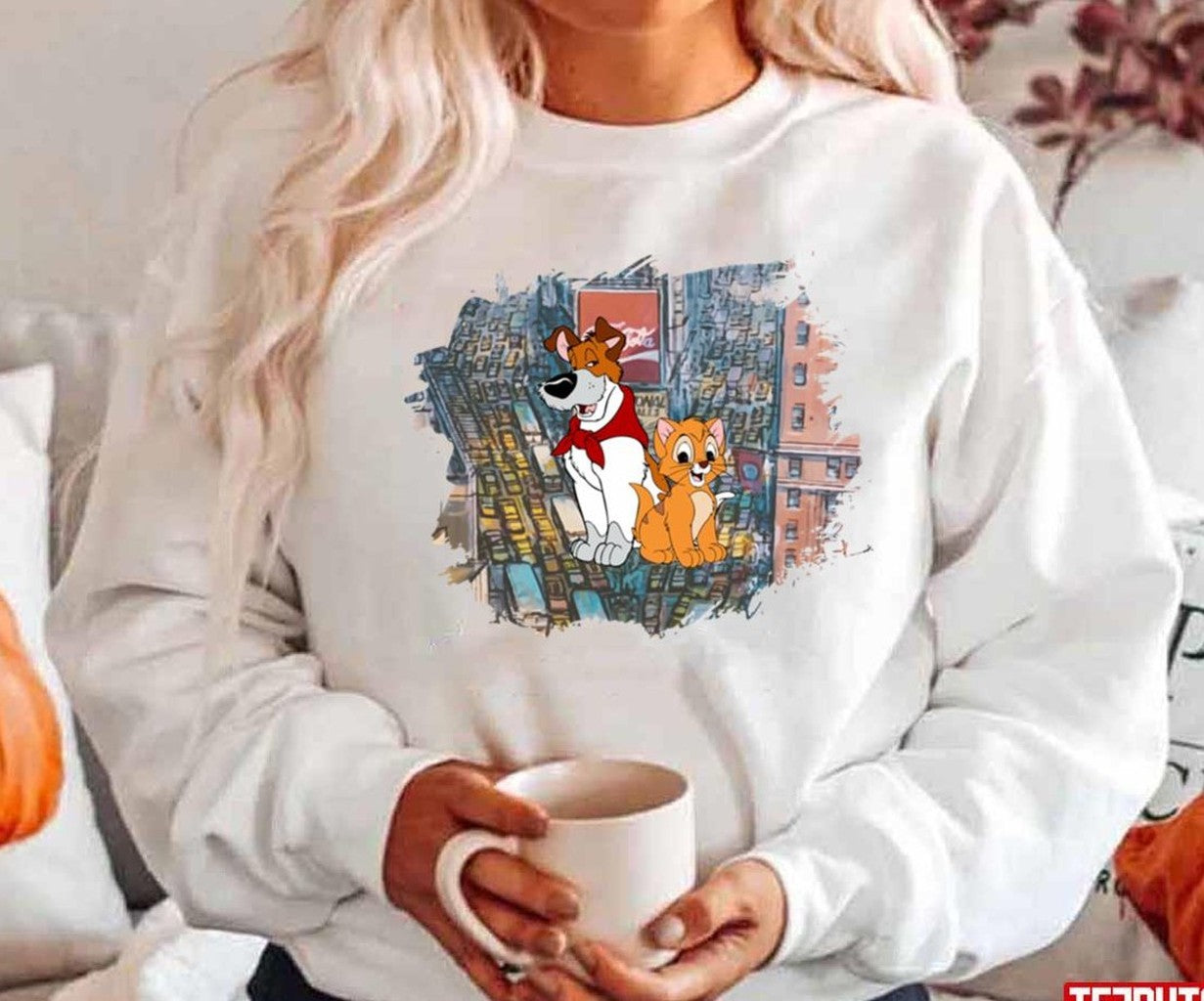Oliver And Dodger Oliver & Company Unisex Hoodie