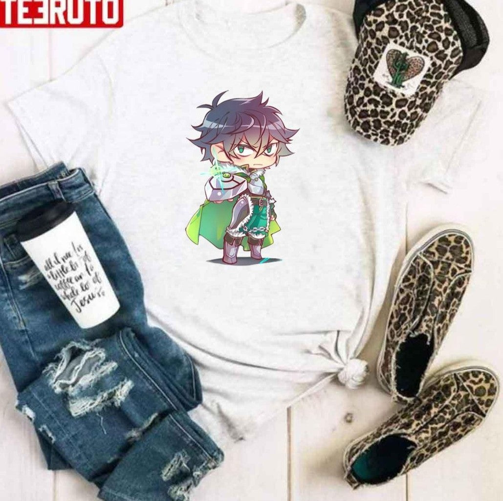Angry Naofumi Iwatani Chibi The Rising Of The Shield Hero Unisex Hoodie