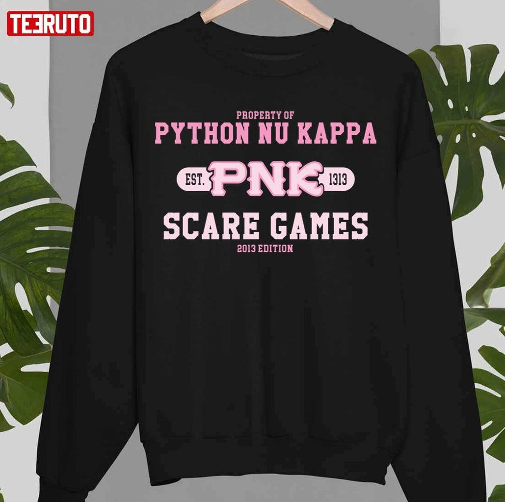 Python Nu Kappa Scare Games Monster Inc University Unisex Sweatshirt