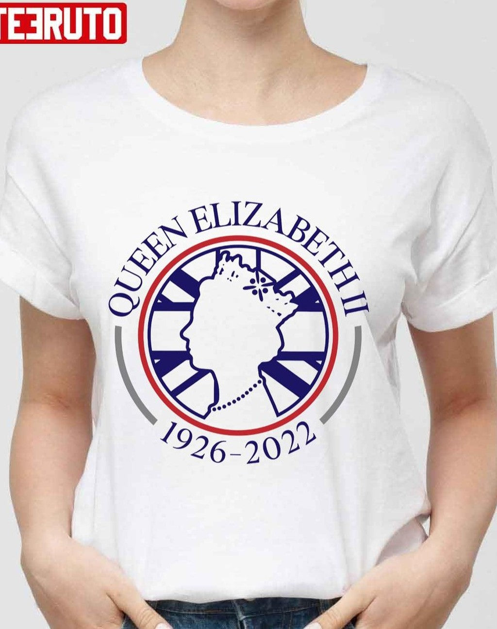 Queen Elizabeth Birth And Death Date Emblem 1926-2022 Unisex T-Shirt