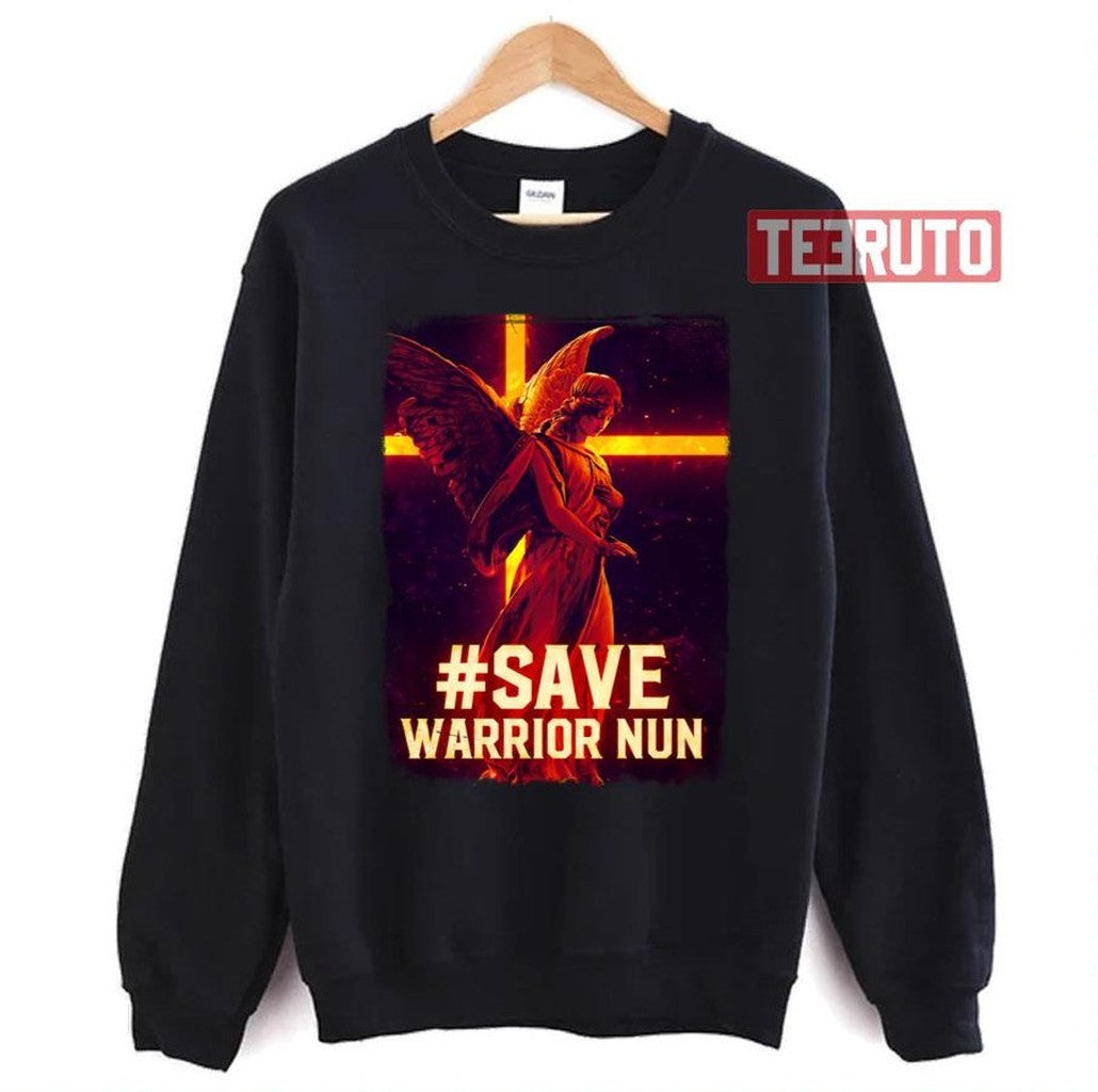 Save Warrior Nun Red Text Unisex T-Shirt