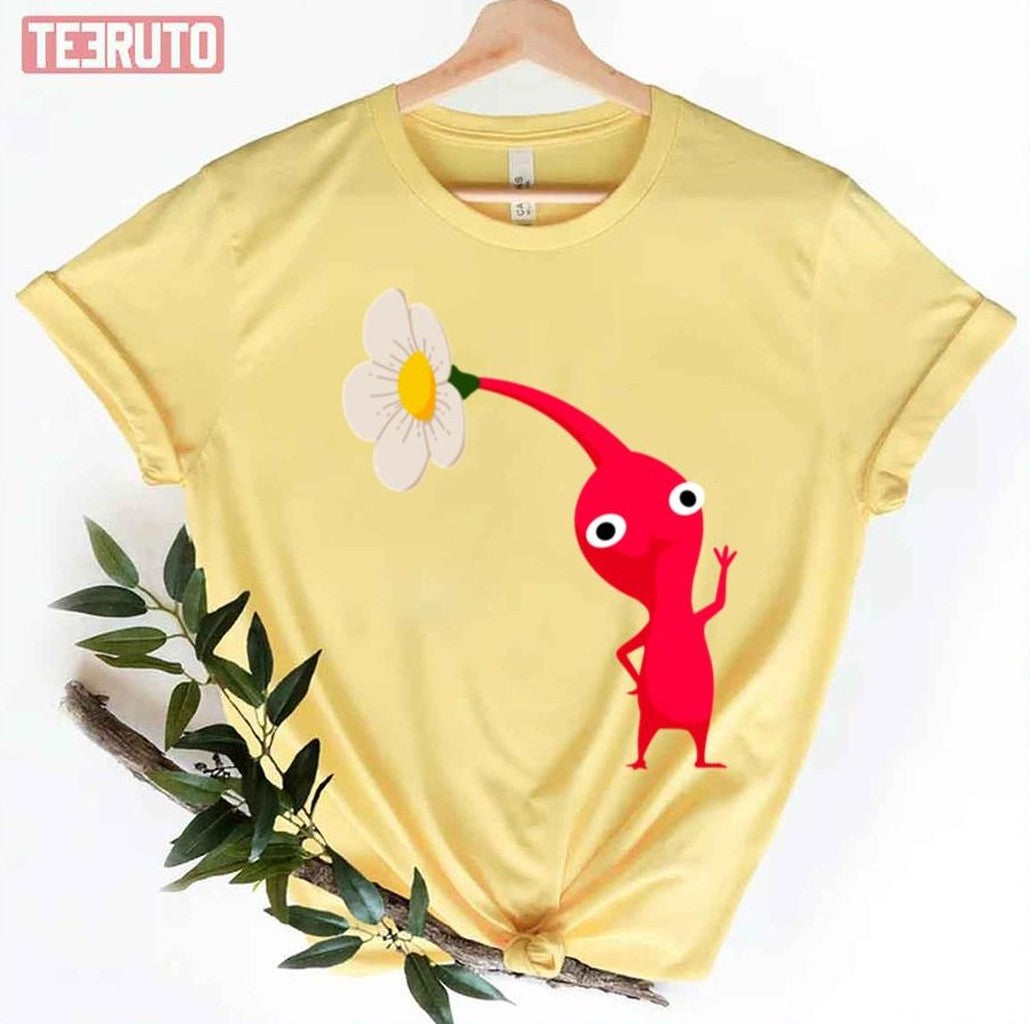 Say Hi Red Fire Pikmin Unisex T-Shirt