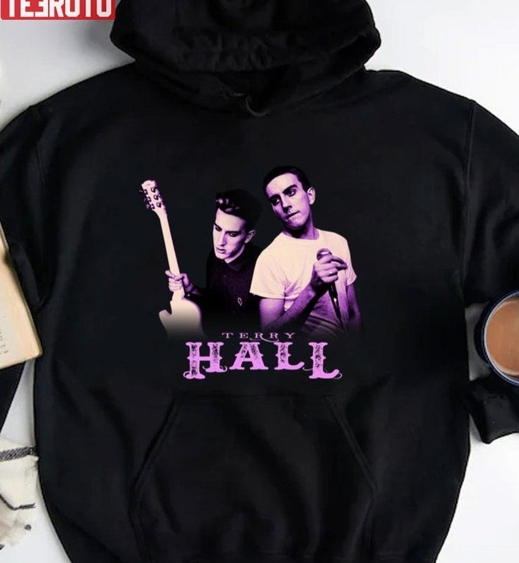 Terry Hall Black & Purple Art The Specials Band Unisex T-Shirt