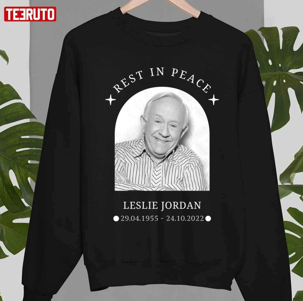 Rip Leslie Jordan Leslie Jordan Through The Years 1955-2022 Unisex T-shirt