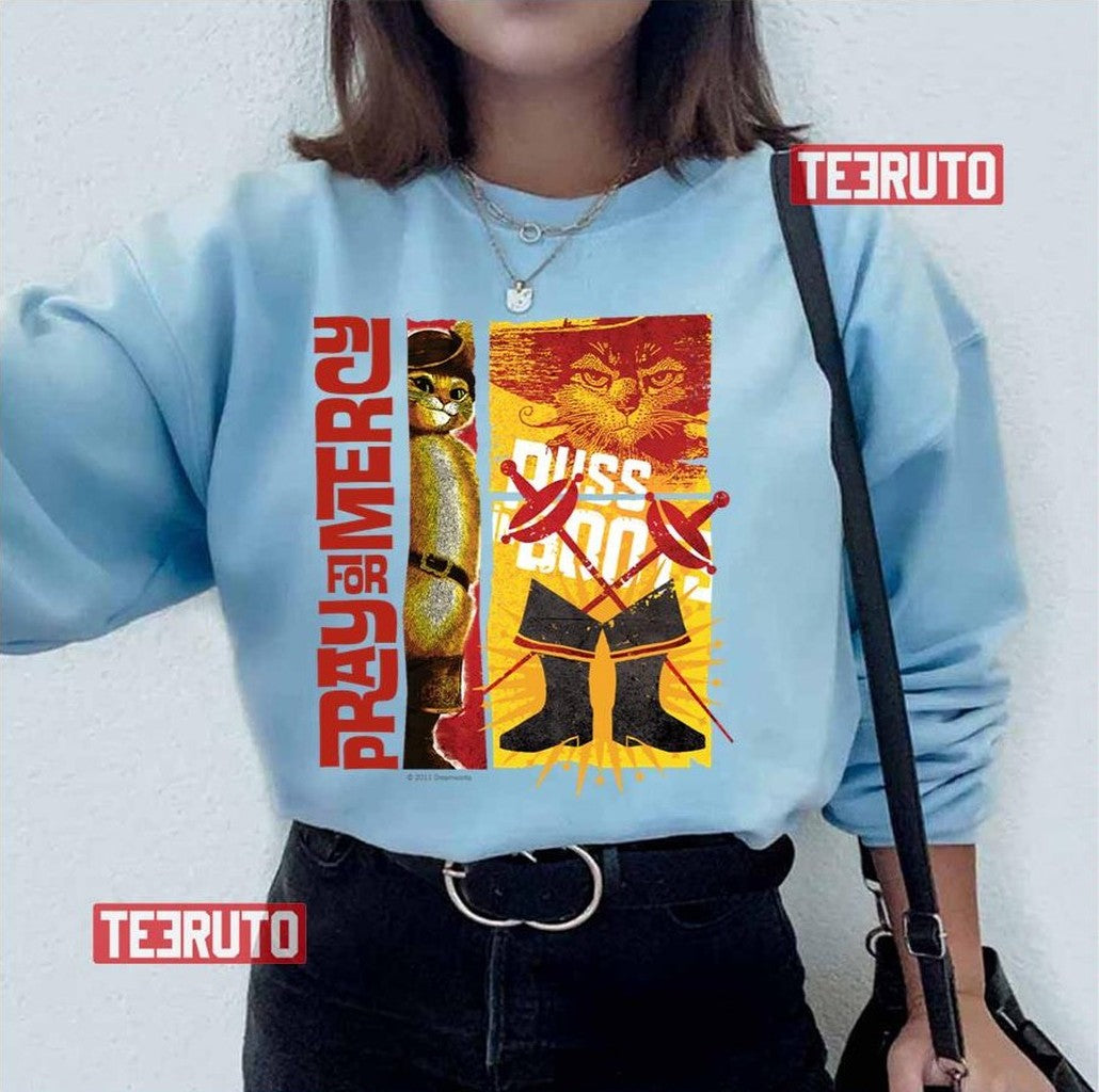 Pray For Mercy Red Poots In Boots Unisex T-Shirt