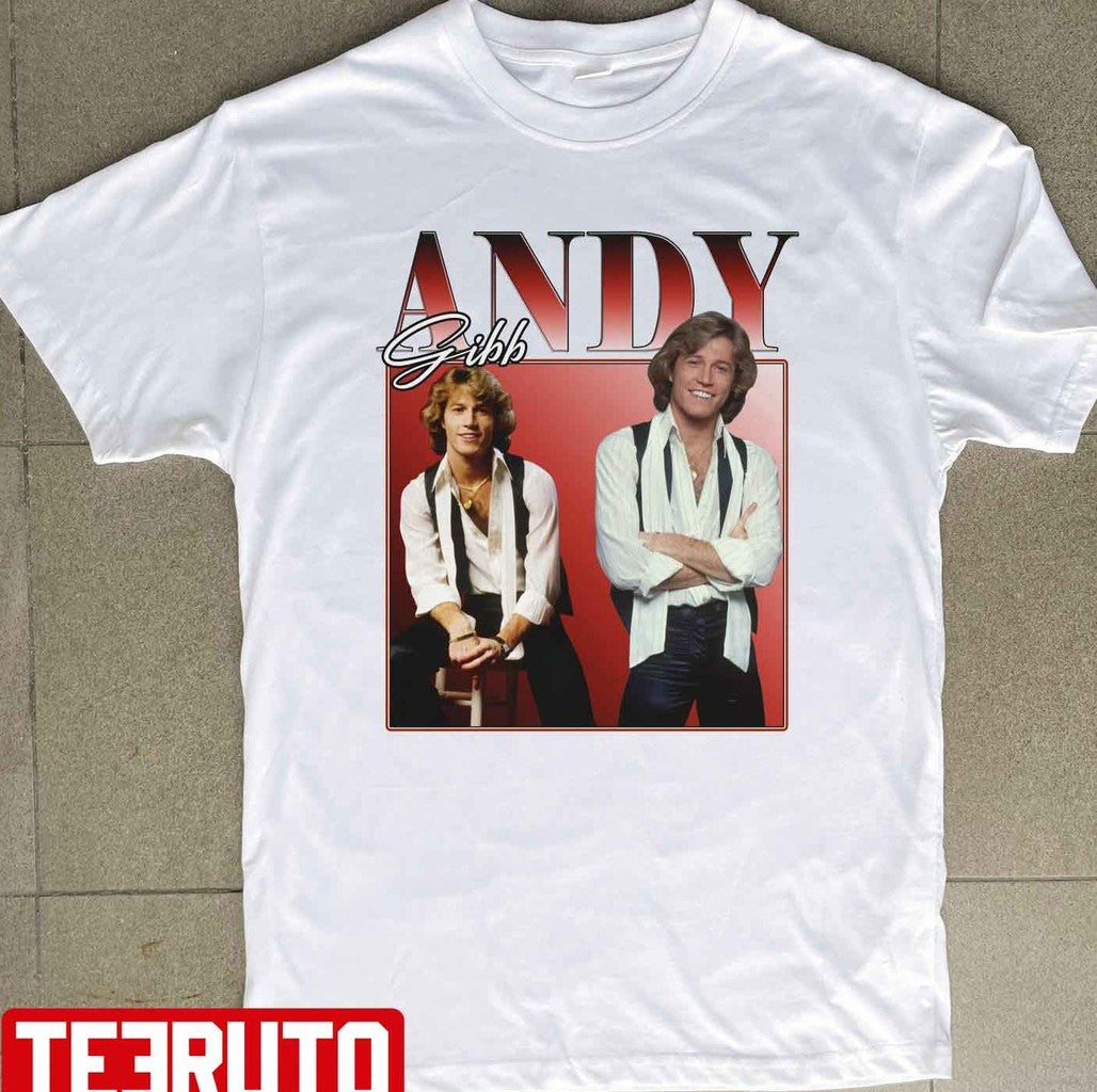Andy Gibb Retro Graph Unisex T-shirt