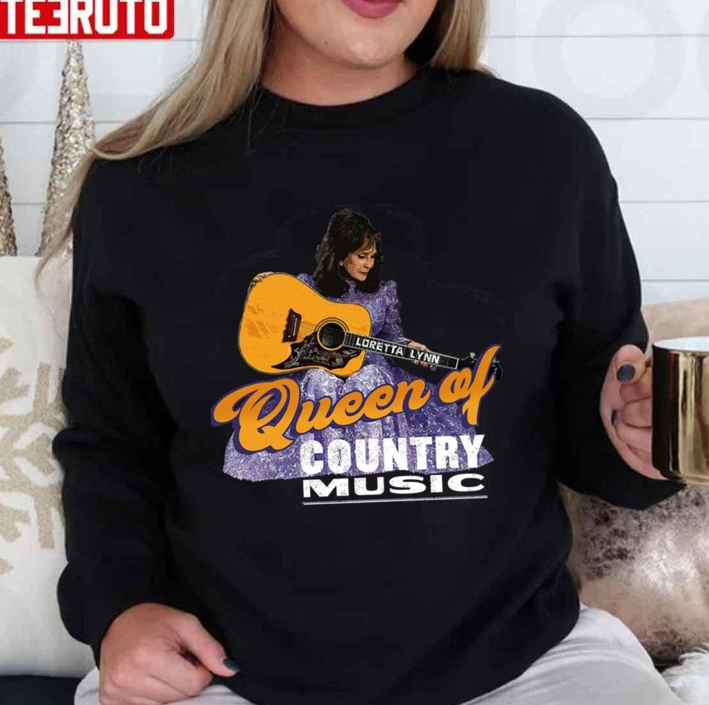 Queen Of Country Music Loretta Lynn Gift For Fans Unisex T-shirt