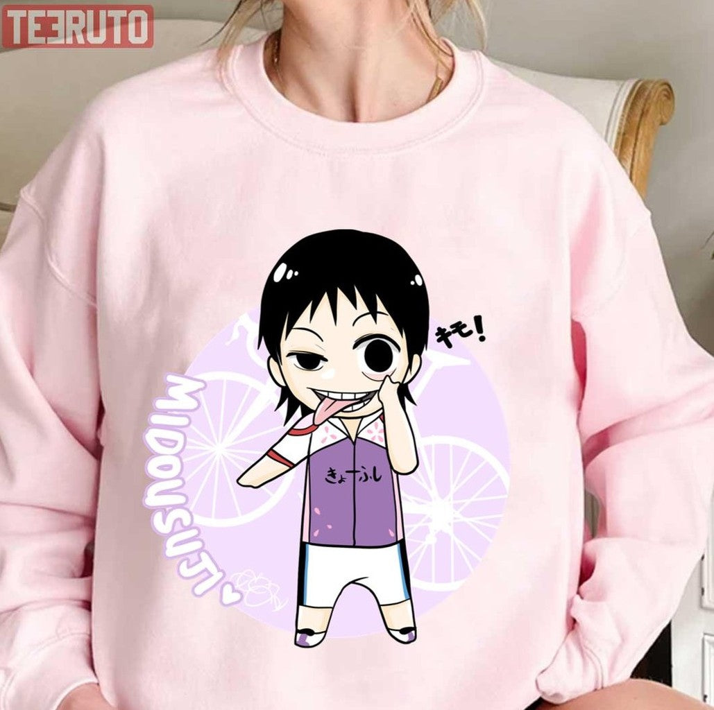 Purple Yowapeda Midousuji Yowamushi Pedal Unisex Sweatshirt