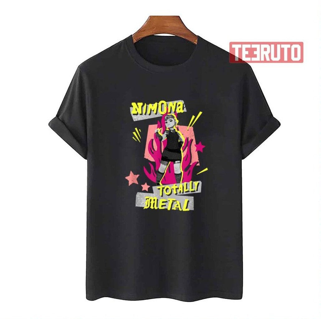 Nimona Totally Metal Punk Rock Retro Unisex T-Shirt -
